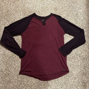 Maroon Hurley long sleeve